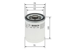 ÖLFILTER FÜR FORD TRANSIT V363 KASTEN (FCD, FDD) - BOSCH F 026 407 245