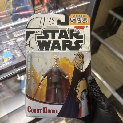 2003 Star Wars Count Dooku Clone Wars 4'' Hasbro Actionfigur - NEU