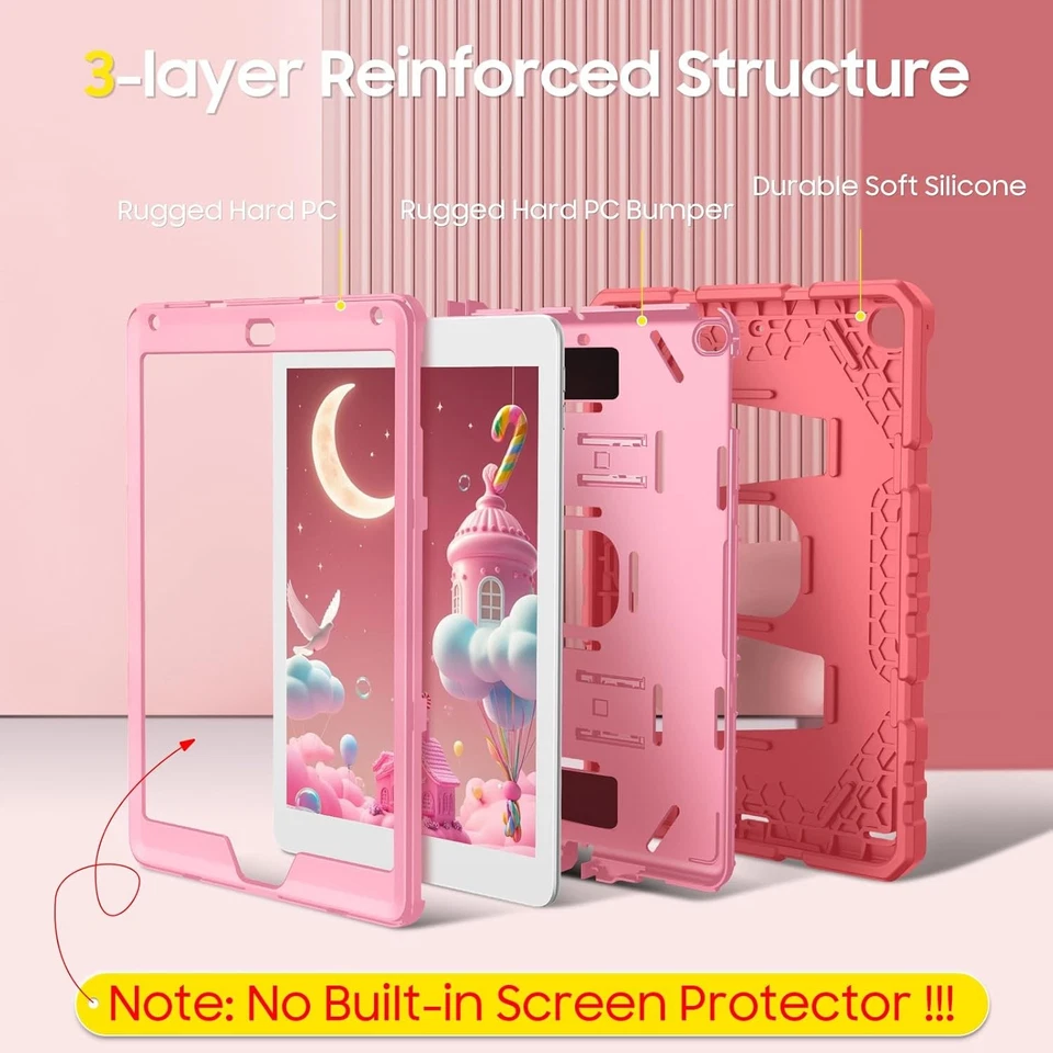 Kickstand Case for iPad (9.7-Inch,2018/2017 Model, 6th/5th Gen) Shockproof Cover - Image 3 of 4