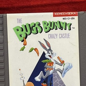 VINTAGE NINTENDO NES THE BUGS BUNNY CRAZY CASTLE GAME CARTRIDGE