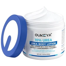 OUKEYA 10% Urea Body Lotion Fast Absorbing For Repair Dry Rough Skin Moisturizer