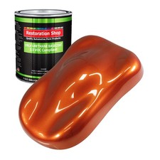 Inferno Orange Pearl Metallic 1 Gallon Low Voc Urethane Basecoat Auto Body Paint