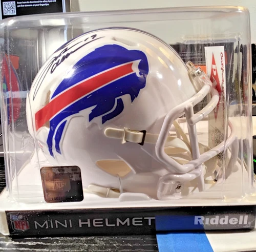 JOSH ALLEN AUTOGRAPHED MINI HELMET P.A.A.S CERT. COA