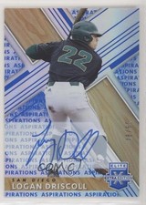 2019 Panini Elite Extra Edition Aspirations Blue 48/50 Logan Driscoll Auto 4z8