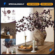 5PCS 32.7" Artificial Eucalyptus Leaves - Faux Fall Greenery for Home Decor, DIY