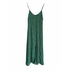 Fresh Spring Flirts Effortlessly Spaghetti Strap Button-Down Dress