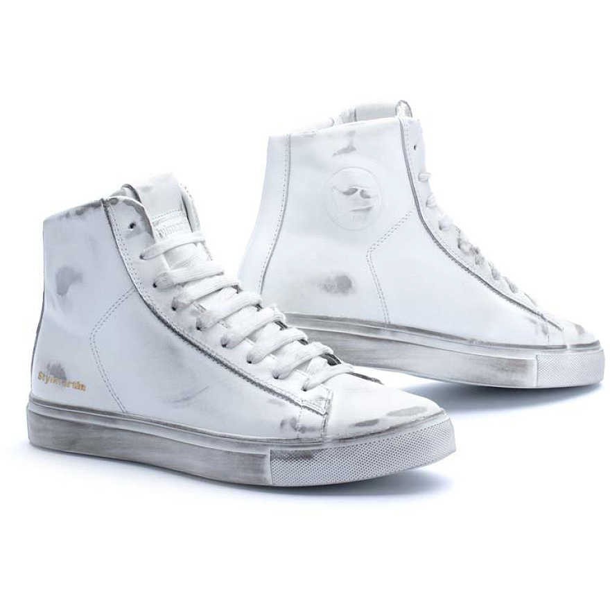 Baskets de moto Stylmartin Venice Ltd Blanc 38 pour homme