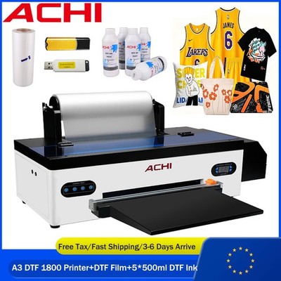 【EU】A3 DTF 1800 Printer Direct to Film High Precision Printing For T-shirt Print