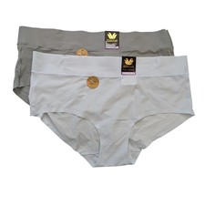 Wacoal 875308 At Ease Full Brief Panty Underwear 2 Pair 2XL Light Blue Gray NWT