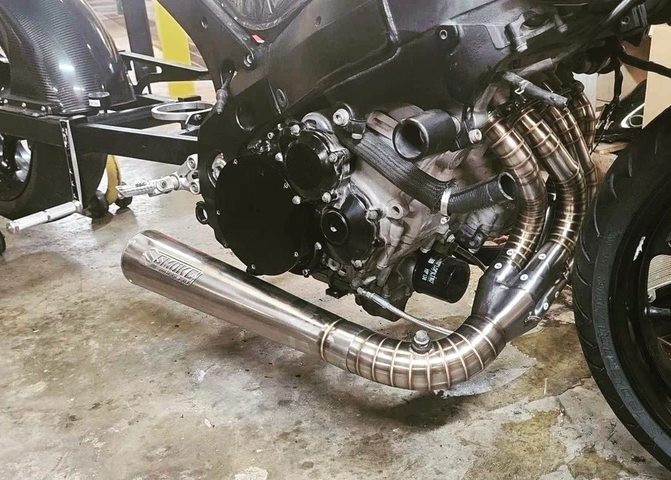Kawasaki Ninja ZX14R  Sidewinder DRAG RACE Exhaust System Pipes 2012-2022 - Image 2 of 4