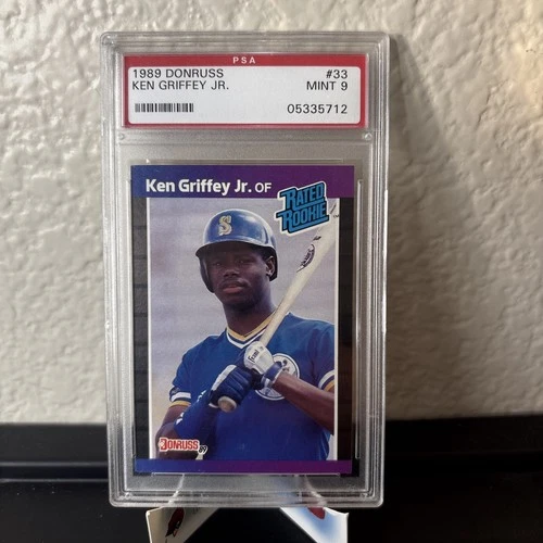 1989 Donruss Ken Griffey Jr. Rookie Card PSA 9 MINT #33 Mariners HOF RC