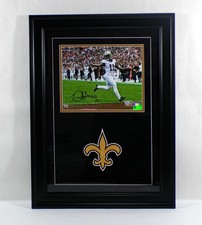 Deonte Harris Harty Signed 8x10 Color Photo Framed +Die Cut Saints Fanatics Auto