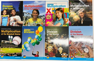 Grade 3 Math Readers Multiplication Division Set of 8 | eBay