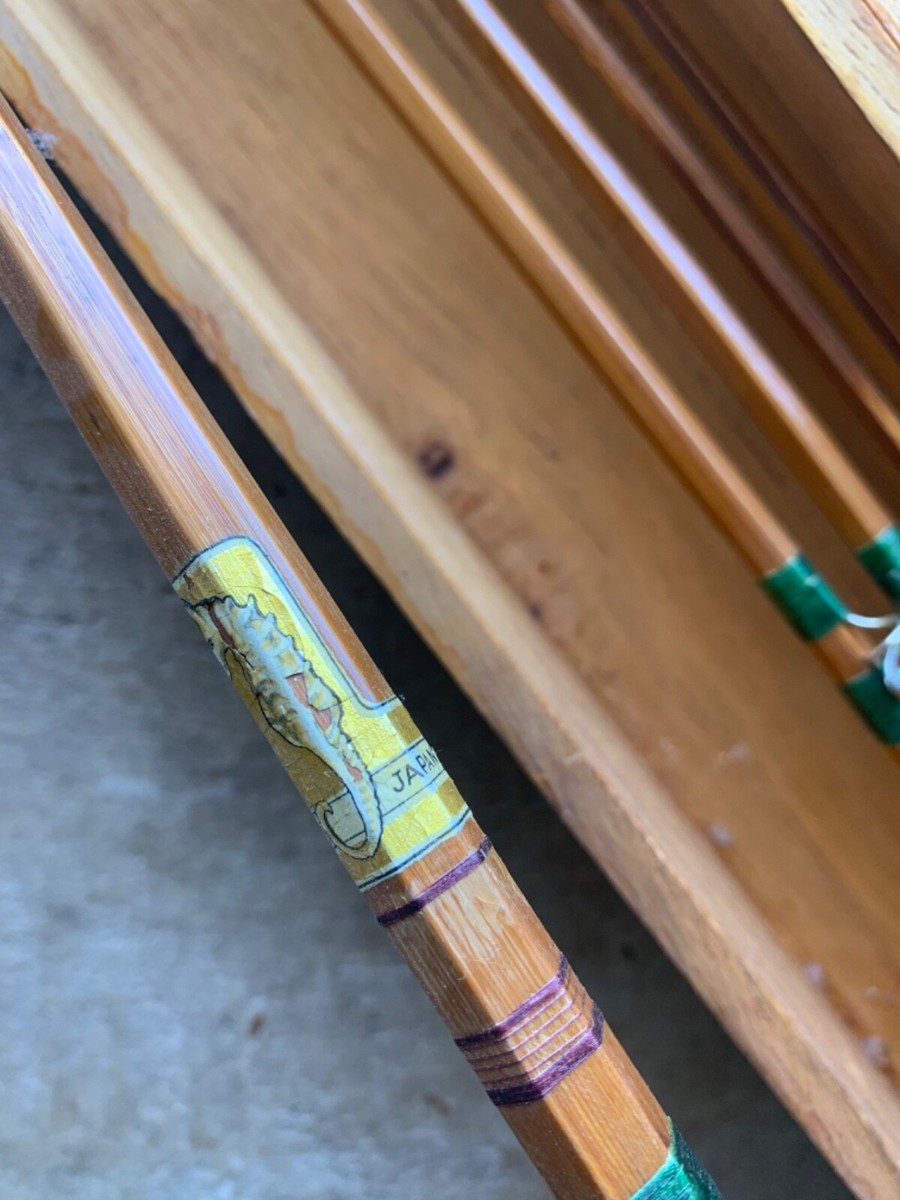 Vintage Bamboo Fly Fishing Rod/ Seahorse Tokyo Japan | eBay