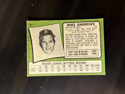 1971 Topps Baseball #1-262. You-Pick Complete-Your-Set. Low Ship. Up to 10% Off - Picture 365 of 501