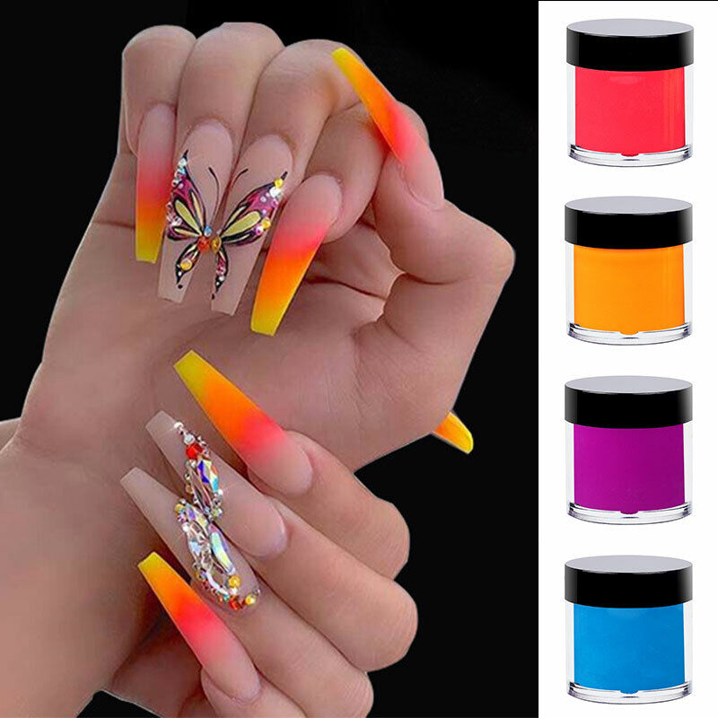 Nails Polish Nail Art Acrylic Powder Neon Pigment Crystal Powders Decorations 5g | eBay Nails Polish Nail Art Acrylic Powder Neon Pigment Crystal Powders Decorations 5g | eBay