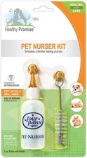 Four Paws Healthy Promise Pet Nurser Bottle & Cleaning Brush Size 2 Oz Nursing