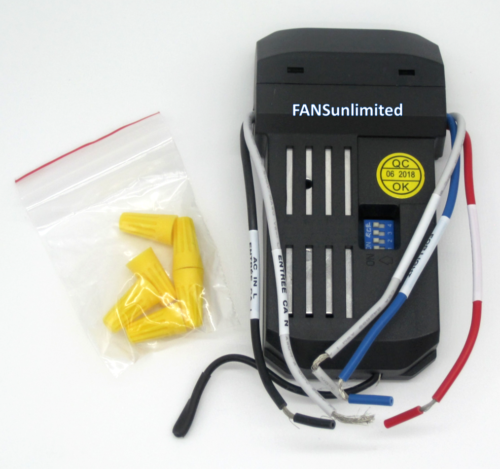 Hampton Bay/Hunter Universal Ceiling Fan Remote Control Kit Wall OR Hand Held - Picture 4 of 5