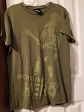 Hard Rock Cafe Sig Series 24 Medium Tshirt Green Day Working Class Hero