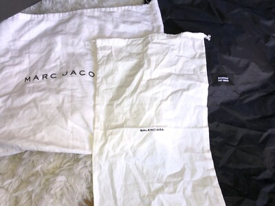 Lot Of Authentic Dust Bags Including Marc Jacobs, Raf Simons, And Balenciaga