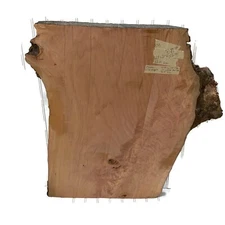 Live Edge Thick Cherry Wood Slab Table Top Woodworking