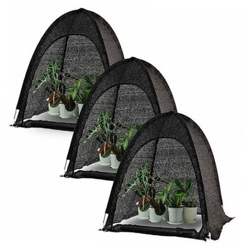Pop up Sunshade Cloth Pack of,Easy Open Crop Shade Net UV Resisitant Plant 2
