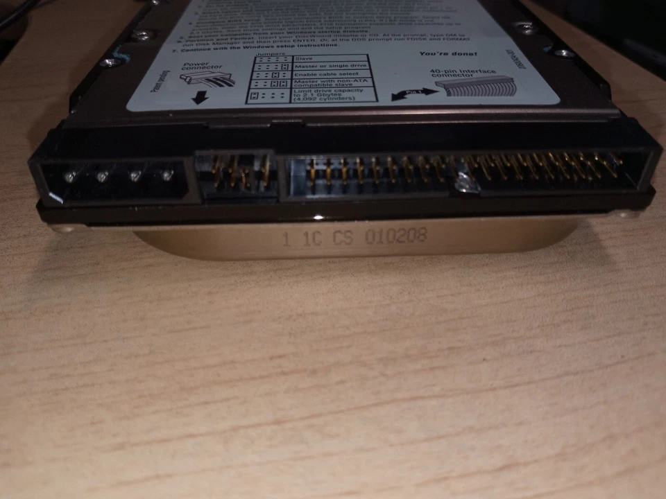 SEAGATE BARRACUDA ATA III 15 GB 7.2K 2MB ATA 3.5'' ST315310A IDE 40 PIN TESTED - Image 4 of 4