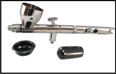 Badger Air-Brush Co. Model 105 Patriot Fine Gravity Airbrush, Stainless Steel