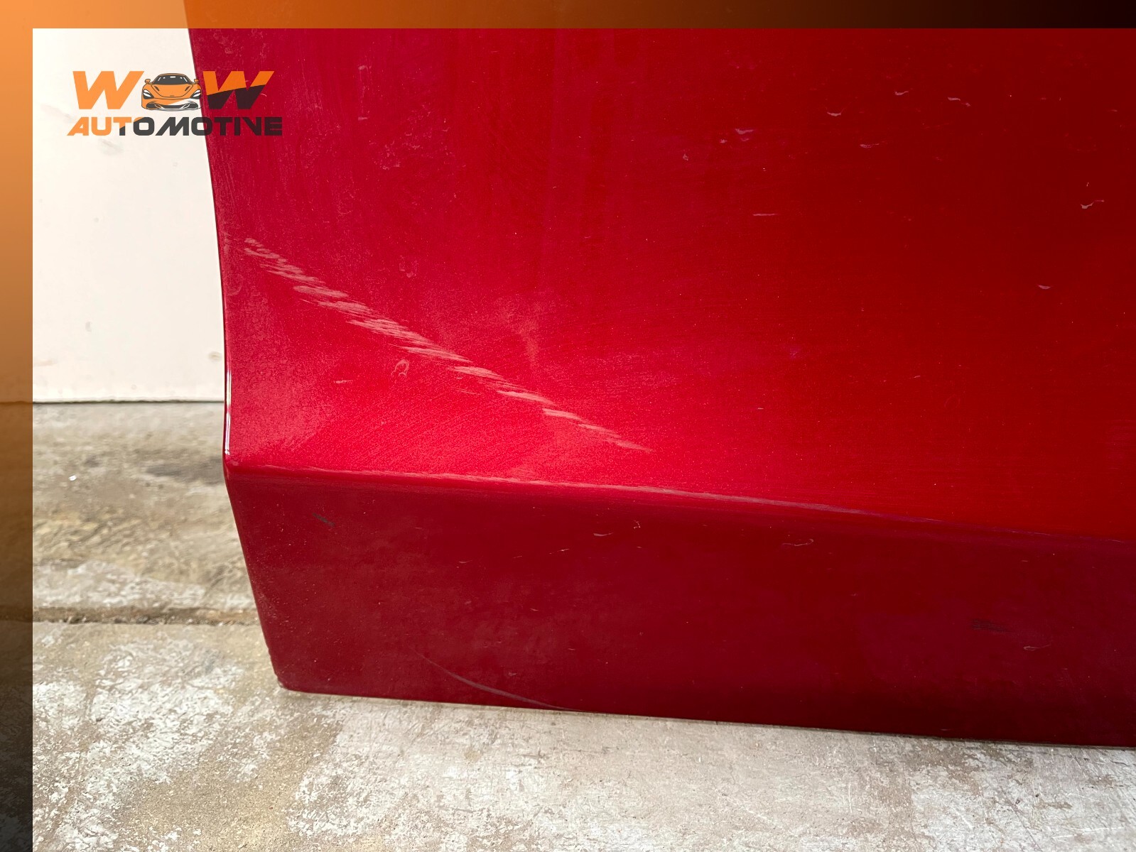 14-17 MASERATI GHIBLI FRONT RIGHT PASSENGER SIDE DOOR SHELL RED OEM