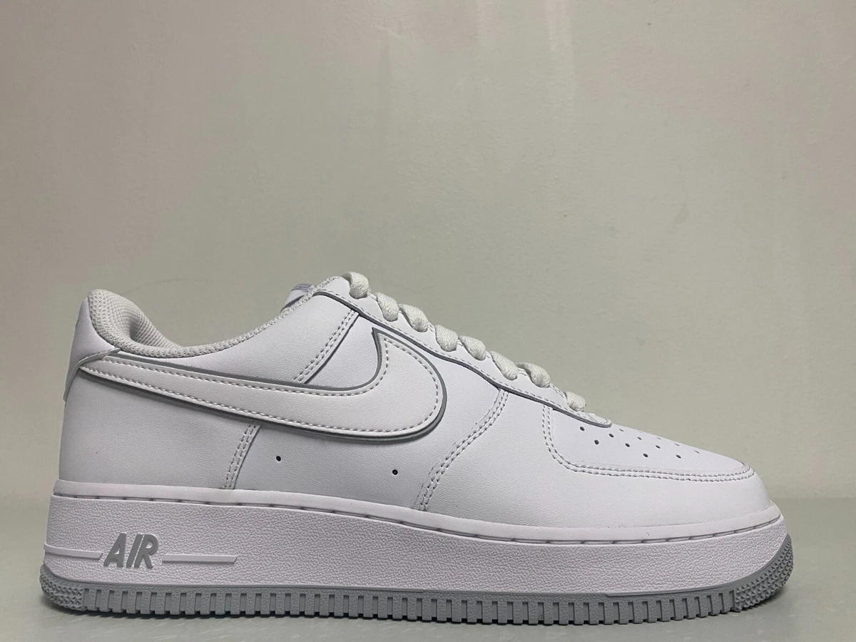 Men's shoes Nike Air Force 1 Black/ Wolf Grey - White