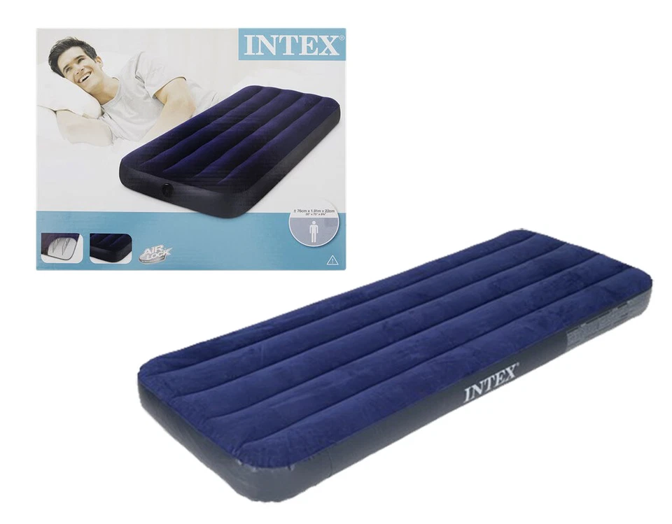 Intex Luftbett Classic, 191 x 76 x 22 cm Luftmatratze Single Gästebett Matrat. - Bild 1 von 1