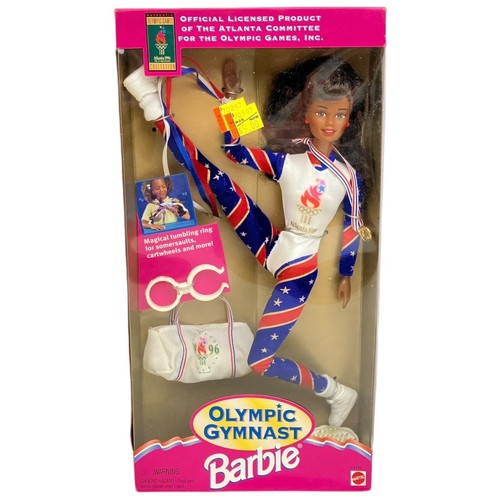 Barbie USA Olympic Gymnast Doll African American Officially Licensed 1995 Mattel - Picture 1 of 6