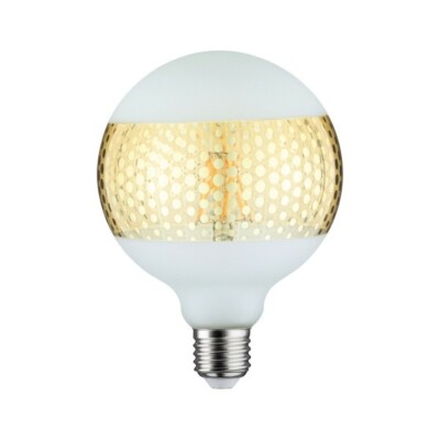 Paulmann 287.70 LED Globe125 Ring Mirror Gold E27 4.5W 420lm 2500K Dimmable