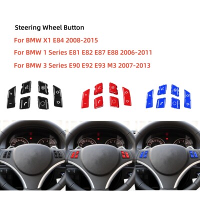 For BMW E81 E82 E87 E84 E90 E92 E93 Steering Wheel Volume Control Switch Button 