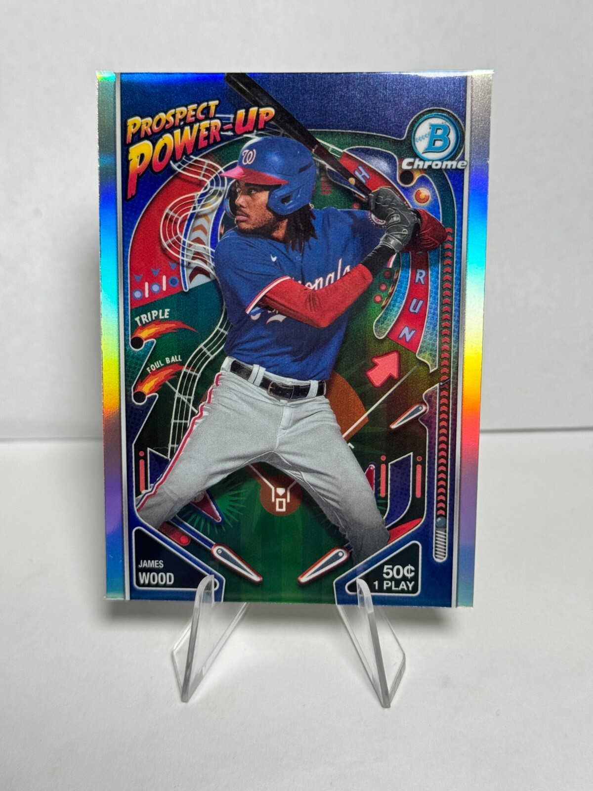 2024 Bowman Prospect Power-Up James Wood - Washington Nationals #PP-14