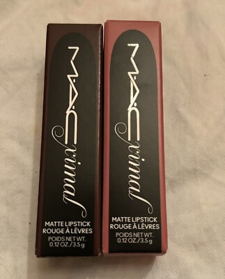 MAC Macximal Matte Lipstick 683 & 692 - 2 pack ! - NIB