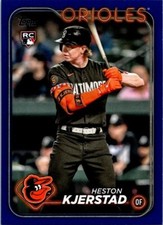 2024 Topps Series 2 Heston Kjerstad Royal Blue #394 Baltimore Orioles RC