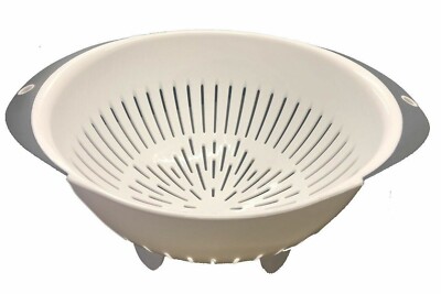 Royal Cuisine 25 cm Kunststoffsieb mit Silikongriff Küchensieb Schüssel   