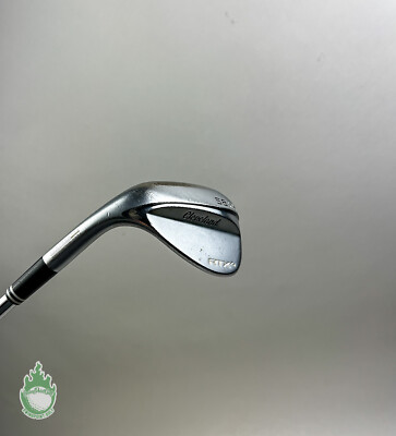 Used LH Cleveland RTX-4 Chrome X Low Wedge 58*-03 DG S400 Stiff Steel Golf Club