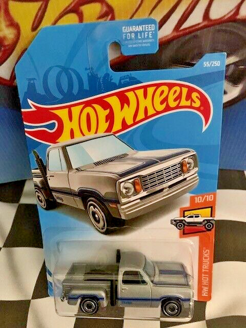 Hot Wheels 2019 HW Hot Trucks 10/10 055 1978 Dodge Li'l Red Express Truck SILVER