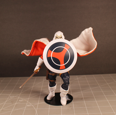 1/12 scale wired cape orange and white for Taskmaster Marvel