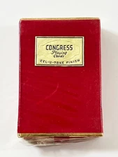 CONGRESS Playing Cards Cel-U-Tone Finish R.B. Whitacre & Co. Inc