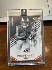 Blake Corum 1/1 Panini Instant Preferred Black  Rams RC 2024 RB One Of One