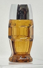 Vintage MCM Anchor Hocking 4” Amber Glass Salt & Pepper Shaker (single)