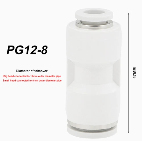 PU/PY/PE Series Tracheal Connector Outer Diameter 4/6/8-16MM For PU/Nylon Hose - Picture 35 of 45