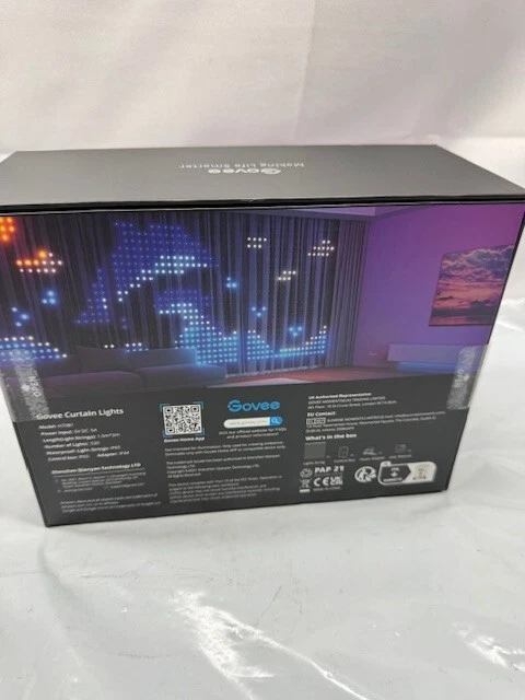 Govee Luces de Cortina, WiFi Luces de Cortina Inteligentes LED *Nuevo Foto 4 de 4