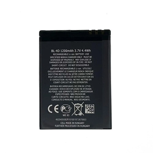 New Battery BL-4D 1200mAh For Nokia BL 4D N97 mini N8 E5-00 Not applicable 808 - Picture 2 of 3