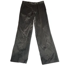 Dockers D2 Mens Chino Pants Sz 32x31 Charcoal Flat Front Straight Fit