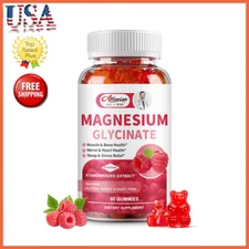 Magnesium Glycinate 60Gummies High Strength Improved Sleep, Muscle Recovery ﻿