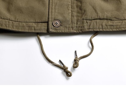 Vintage Navy N-1 Deck Jacket Men's Cotton Short Jacket Coats Fleece Parka - Picture 21 of 44